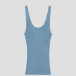 Theory Women Regal Wool Rib Tank - Stone Blue