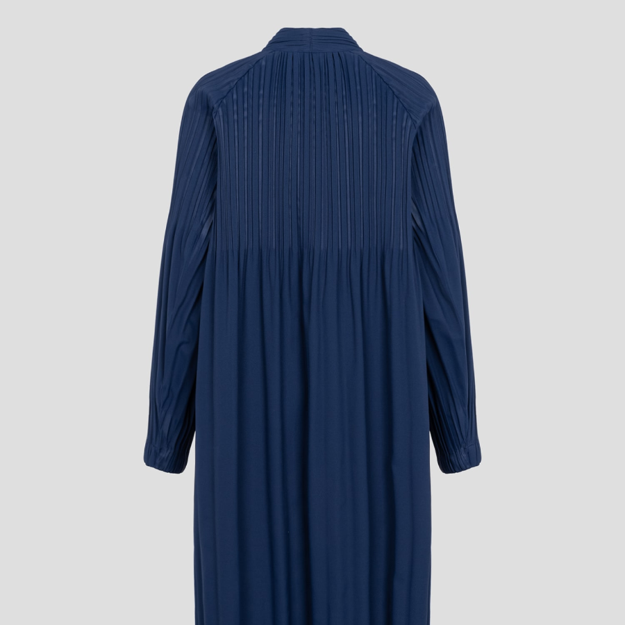 PLEATS PLEASE ISSEY MIYAKE Smooth Coat - Navy