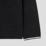Theory Women Felted Mouline Tweed Top - Black Multi