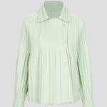 PLEATS PLEASE ISSEY MIYAKE Smooth Coat - Pastel Green