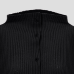 me ISSEY MIYAKE Fuwa Fuwa Mesh Pleats Cardigan - Black