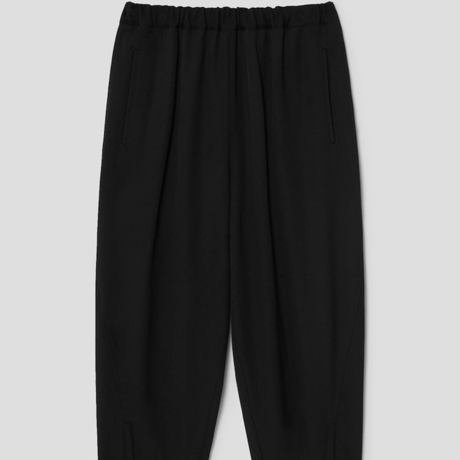 COMME des GARÇONS COMME des GARÇONS Wool Round Shape Pants — Black