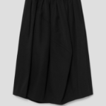 COMME des GARÇONS COMME des GARÇONS Wool Cutting Detail Skirt — Black