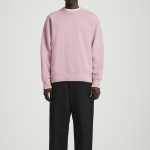 COS Relaxed Washed Cotton Sweatshirt – Pink