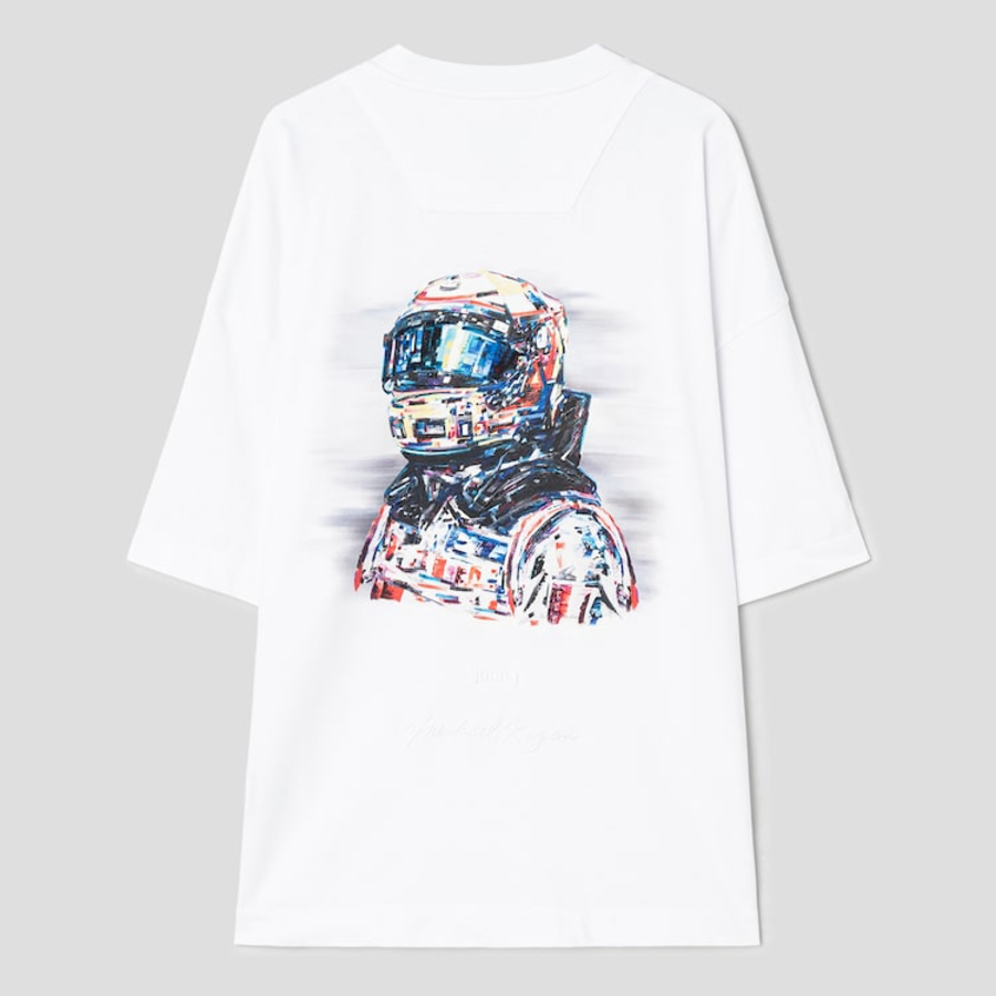 JUUN.J KAGAN Racer Semi-Overfit Short Sleeve — White