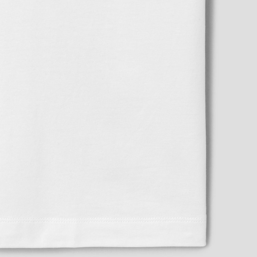 JUUN.J MA-1 Pocket Semi-Oversized Short Sleeve — White