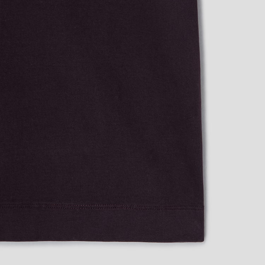 JUUN.J Essential Dyeing Semi-Oversized Short Sleeve — Brown