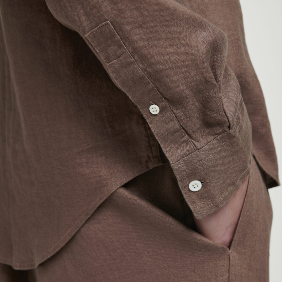 COS Relaxed Long-Sleeve Shirt – Mole