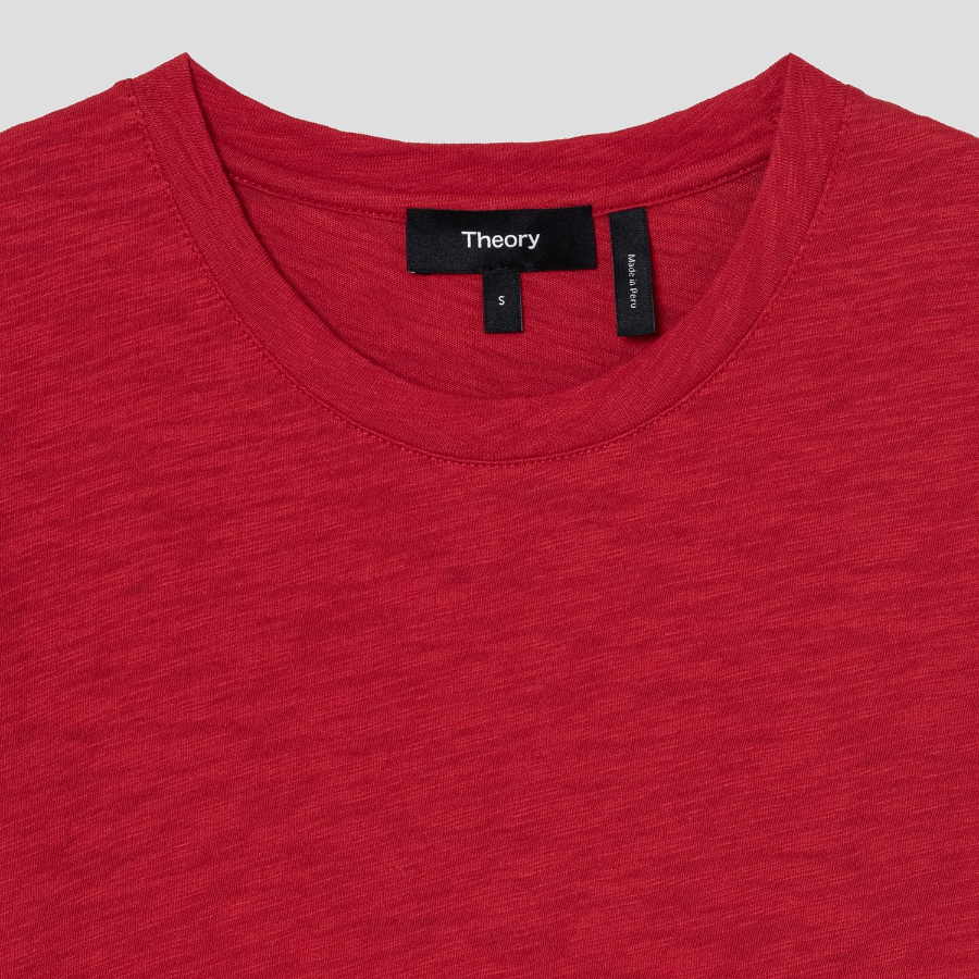 Theory Women Nebulous Rodiona Tee - Cherry