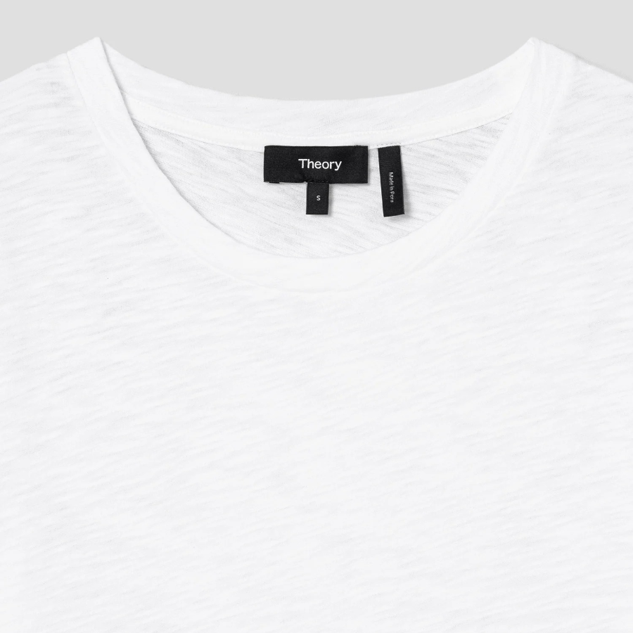 Theory Women Nebulous Easy Tee - White