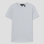 Theory Women Apex Cotton Tiny Tee - Pearl Blue