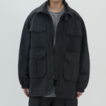 JUUN.J (Унисекс) Куртка Nylon Detachable Out-Pocket Foldable Reversible Jumper – Black
