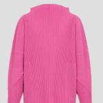 me ISSEY MIYAKE Fuwa Fuwa Mesh Pleats Cardigan - Pink