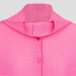 me ISSEY MIYAKE Dolman Stretch Pleats 1 Cardigan - Pink
