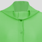 me ISSEY MIYAKE Dolman Stretch Pleats 1 Cardigan - Green