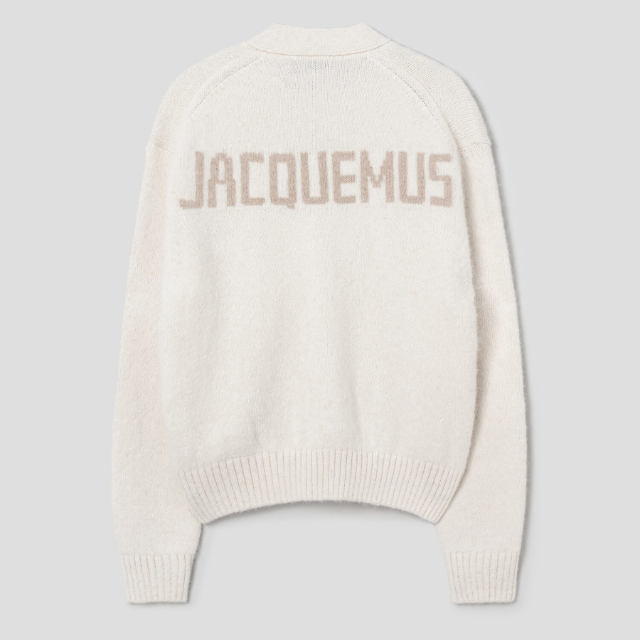 JACQUEMUS Le Cardigan Jacquemus - Light Beige