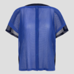 PLEATS PLEASE ISSEY MIYAKE Sheer Square Jacket - Blue X Navy