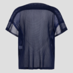 PLEATS PLEASE ISSEY MIYAKE Sheer Square Jacket - Blue X Navy