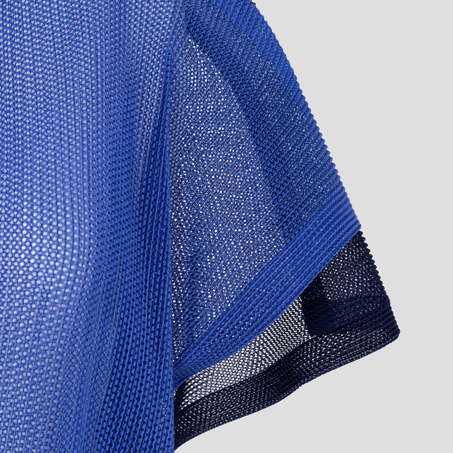 PLEATS PLEASE ISSEY MIYAKE Sheer Square Jacket - Blue X Navy