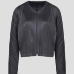 PLEATS PLEASE ISSEY MIYAKE Lantern Jacket - Blue Black