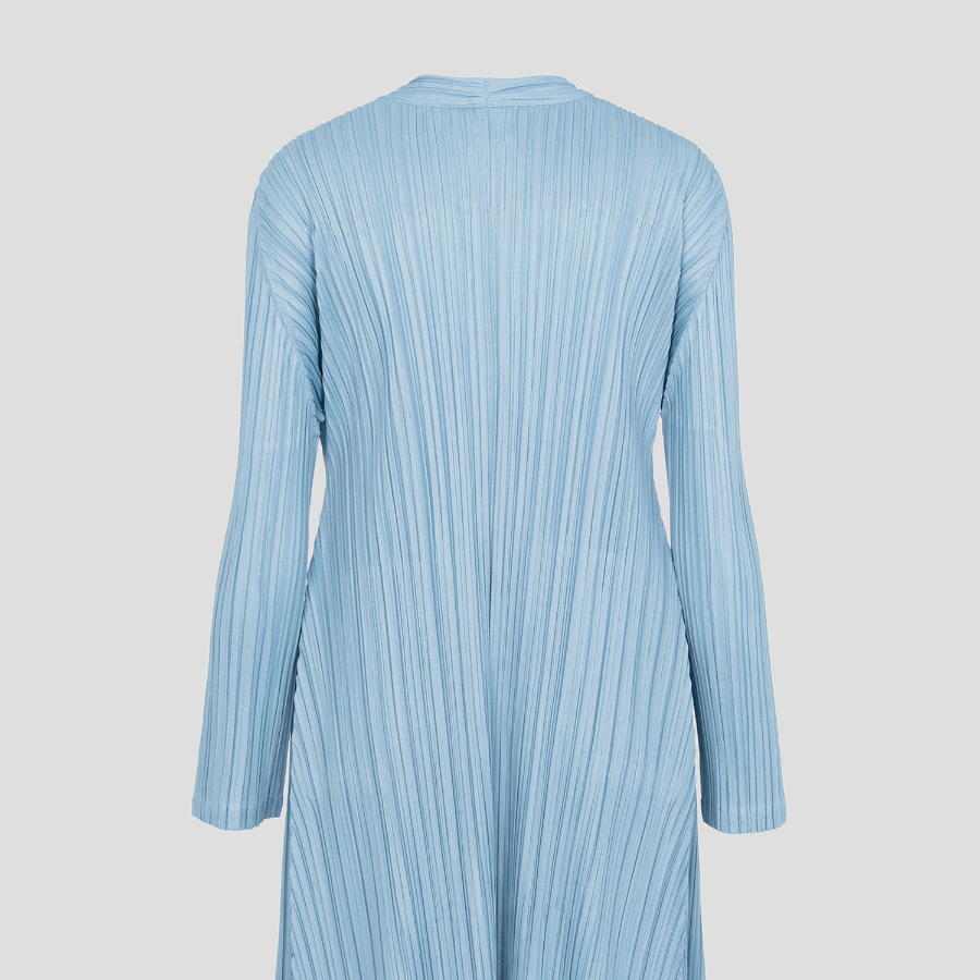 PLEATS PLEASE ISSEY MIYAKE Mellow Pleats Cardigan - Blue Gray