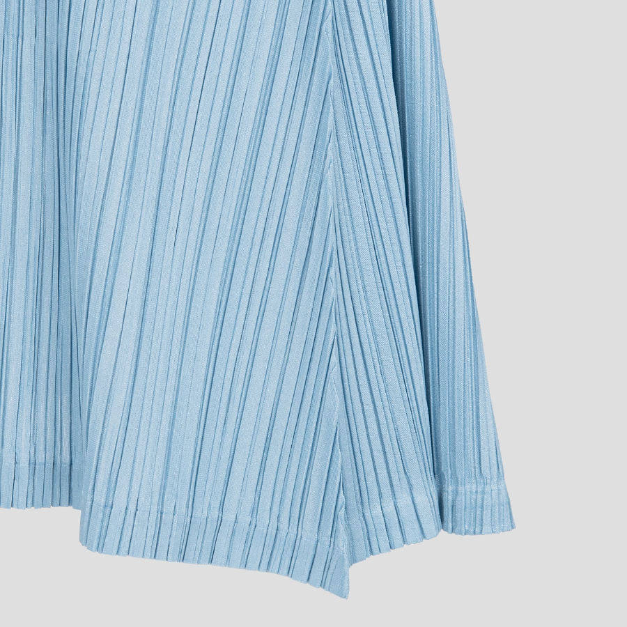 PLEATS PLEASE ISSEY MIYAKE Mellow Pleats Cardigan - Blue Gray
