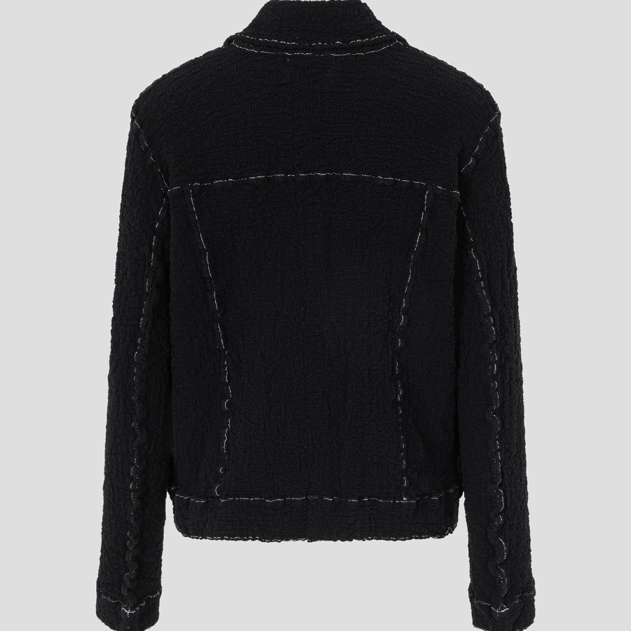 me ISSEY MIYAKE Cauliflower Color 2 Jacket - Black