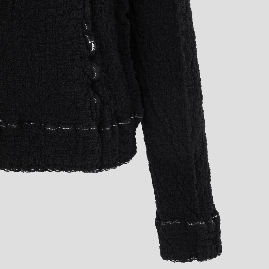 me ISSEY MIYAKE Cauliflower Color 2 Jacket - Black