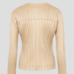 PLEATS PLEASE ISSEY MIYAKE Cotton Denim Jacket - Beige