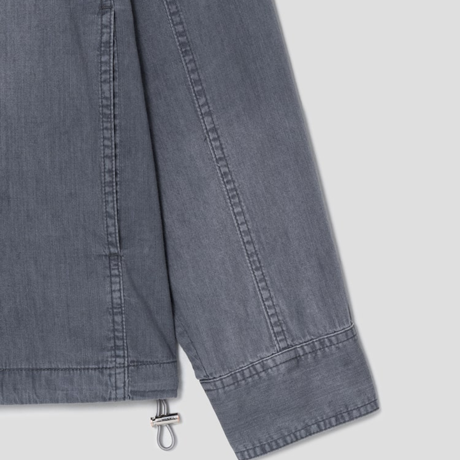 JUUN.J (Унисекс) Рубашка Light Denim Coach Shirt – Grey