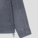 JUUN.J (Унисекс) Рубашка Light Denim Coach Shirt – Grey
