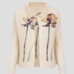 ISSEY MIYAKE Pressed Flora Pleats Top Cardigan - Ranunculus