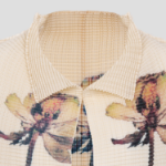 ISSEY MIYAKE Pressed Flora Pleats Top Cardigan - Ranunculus