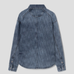 JUUN.J (Унисекс) Джинсовая рубашка Denim Two-Pocket Shirt – Blue
