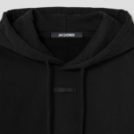 JACQUEMUS Le Hoodie Gros Grain - Black