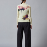 ISSEY MIYAKE Pressed Flora Pleats Top Cardigan - Peony