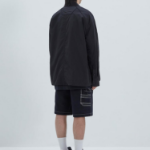 JUUN.J (Унисекс) Рубашка Double Layered Parachute Loose-Fit Shirt – Black