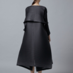 ISSEY MIYAKE Paneled Pleats Cardigan - Black