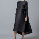 ISSEY MIYAKE Paneled Pleats Cardigan - Black