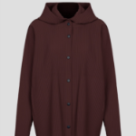 me ISSEY MIYAKE Fine Knit Pleats Color 1 Jacket - Chocolate