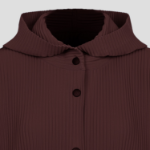 me ISSEY MIYAKE Fine Knit Pleats Color 1 Jacket - Chocolate
