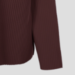 me ISSEY MIYAKE Fine Knit Pleats Color 1 Jacket - Chocolate