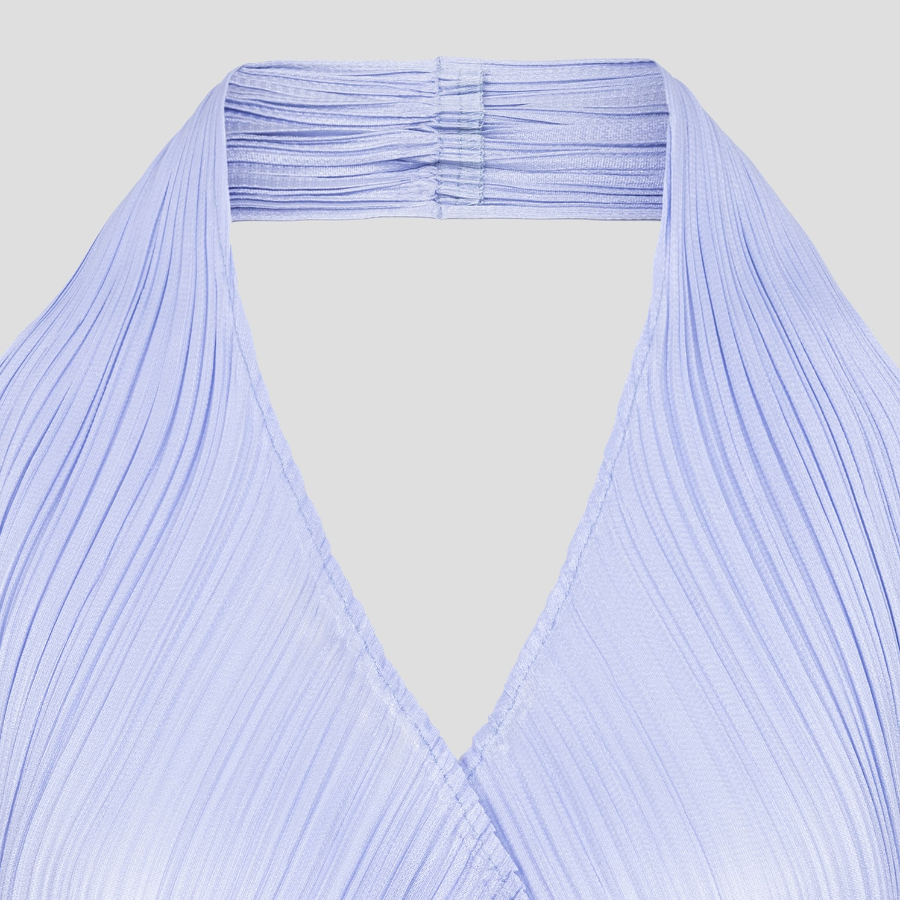 PLEATS PLEASE ISSEY MIYAKE Monthly Colors : February Cardigan - Saxe Blue