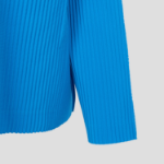 me ISSEY MIYAKE Fine Knit Pleats Color 1 Jacket - Cobalt Blue