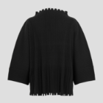 me ISSEY MIYAKE Mellow Fringe Pleats Cardigan - Black