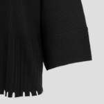 me ISSEY MIYAKE Mellow Fringe Pleats Cardigan - Black