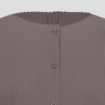 me ISSEY MIYAKE Fine Knit Pleats Color 2 Cardigan - Rose Gray