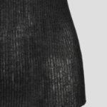 ISSEY MIYAKE Spikelet Knit Top - Black