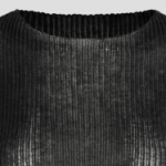ISSEY MIYAKE Spikelet Knit Top - Black