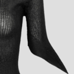 ISSEY MIYAKE Spikelet Knit Top - Black
